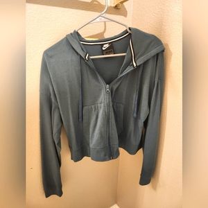 NWOT Nike cropped full zip hoody